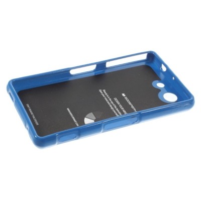 Sony Xperia Z3 Compact tamsiai mėlynas Mercury kieto silikono (TPU) dėklas / Priedai.lt