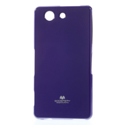 Sony Xperia Z3 Compact violetinis Mercury kieto silikono (TPU) dėklas / Priedai.lt