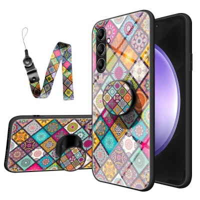 Samsung Galaxy S23 FE (Fan Edition) „Pattern“ kieto silikono TPU spalvotas dėklas - nugarėlė | Priedai.lt