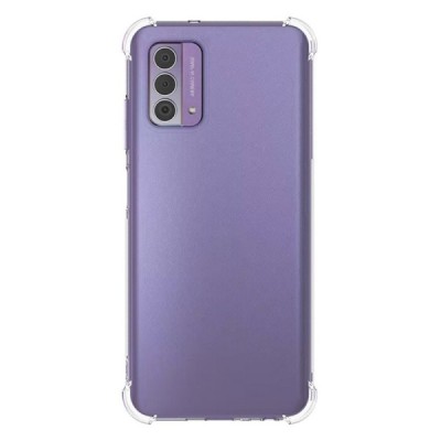 Sustiprintos apsaugos Nokia G42 skaidrus kieto silikono (TPU) dėklas | Priedai.lt