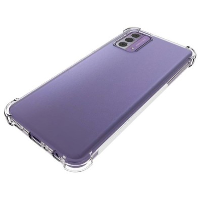 Sustiprintos apsaugos Nokia G42 skaidrus kieto silikono (TPU) dėklas | Priedai.lt