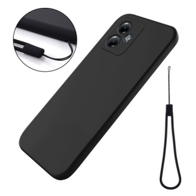 Motorola Moto G14 Shell kieto silikono (TPU) dėklas juodas - nugarėlė | Priedai.lt