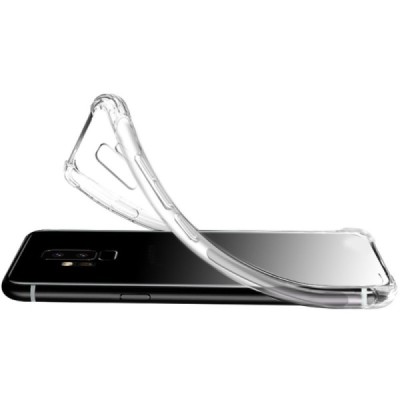 Samsung Galaxy A51 (A515) Imak sustiprintos apsaugos kieto silikono TPU skaidrus dėklas - nugarėlė | Priedai.lt