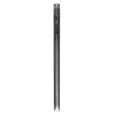 Apple iPhone 6 Plus (6s Plus) skaidrus permatomas rėmelis (kraštų apvadas, bamperis) - juodas / Priedai.lt