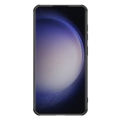 Samsung Galaxy S24 (SM-S921) „Nillkin“ Frosted Shield Pro juodas dėklas - nugarėlė | Priedai.lt