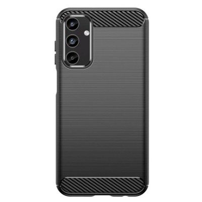 Samsung Galaxy A15 5G (SM-A156B) „Carbon“ kieto silikono TPU juodas dėklas - nugarėlė | Priedai.lt
