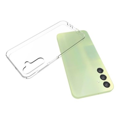 Samsung Galaxy A15 5G (SM-A156B, SM-A155F) kieto silikono TPU skaidrus dėklas - nugarėlė | Priedai.lt