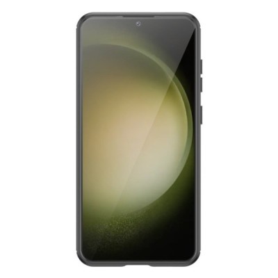 Samsung Galaxy S24+ (SM-S926) „Carbon“ kieto silikono TPU juodas dėklas - nugarėlė | Priedai.lt
