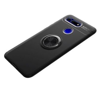 Huawei Honor View 20 (V20) „Lenuo“ Kickstand kieto silikono TPU juodas dėklas - nugarėlė | Priedai.lt