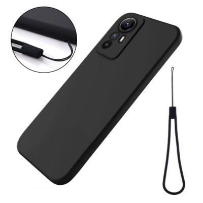 Xiaomi Redmi Note 12S Shell kieto silikono (TPU) dėklas juodas - nugarėlė | Priedai.lt