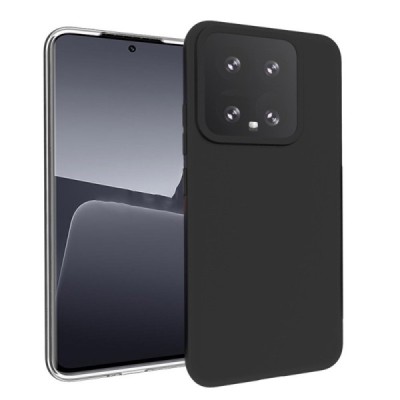 Xiaomi 14 kieto silikono TPU juodas dėklas - nugarėlė | Priedai.lt