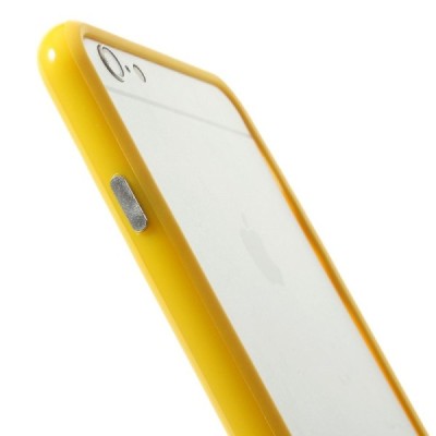 Apple iPhone 6 Plus (6s Plus) klasikinis geltonas TPU rėmelis (kraštų apvadas, bamperis) / Priedai.lt