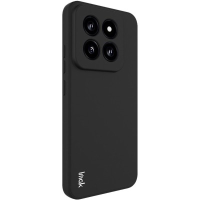 Xiaomi 14 Pro „Imak“ kieto silikono TPU juodas dėklas - nugarėlė | Priedai.lt