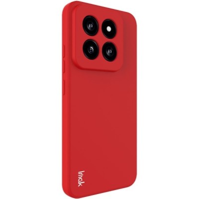 Xiaomi 14 Pro „Imak“ kieto silikono TPU raudonas dėklas - nugarėlė | Priedai.lt