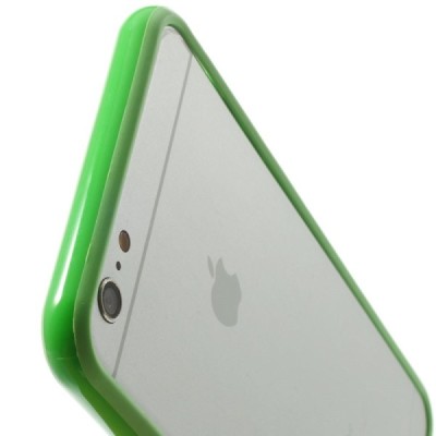 Apple iPhone 6 Plus (6s Plus) klasikinis žalias TPU rėmelis (kraštų apvadas, bamperis) / Priedai.lt