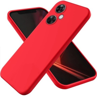 OnePlus Nord CE 3 Lite 5G Shell kieto silikono (TPU) dėklas raudonas - nugarėlė | Priedai.lt