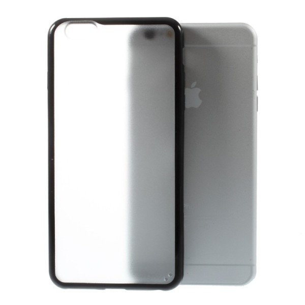 Matinis plastikinis dėklas - juodas (iPhone 6 Plus / iPhone 6s Plus)