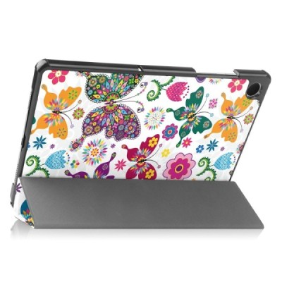Samsung Galaxy Tab A11+ / A9+ flip colorful "Butterflies" case - book | Priedai.lt