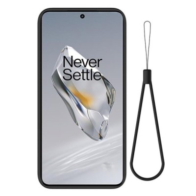 OnePlus 12 Shell kieto silikono (TPU) dėklas juodas - nugarėlė | Priedai.lt