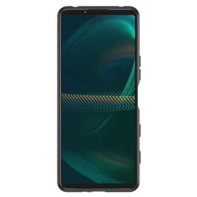 Sony Xperia 5 III „Carbon“ kieto silikono TPU juodas dėklas - nugarėlė | Priedai.lt