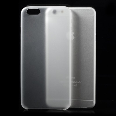 Ploniausias pasaulyje plastikinis skaidrus Apple iPhone 6 (6s) baltas dėklas - nugarėlė / Priedai.lt