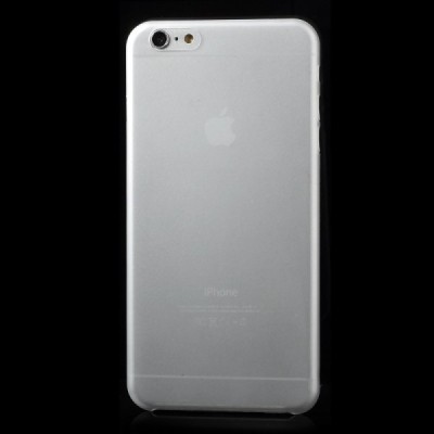 Ploniausias pasaulyje plastikinis skaidrus Apple iPhone 6 (6s) baltas dėklas - nugarėlė / Priedai.lt