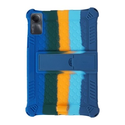 Xiaomi Redmi Pad SE 11" „Popit“ Bubble Kickstand minkšto silikono TPU mėlynas dėklas - nugarėlė | Priedai.lt