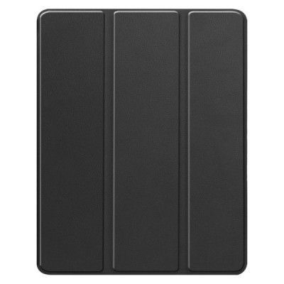 Apple iPad Pro 13 (2025) / 13 (2024) flip black leather case - book with stylus slot | Priedai.lt