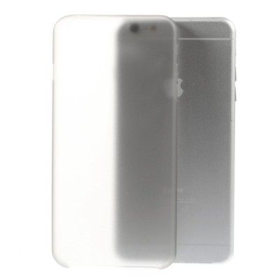 Ploniausias pasaulyje plastikinis skaidrus Apple iPhone 6 (6s) pilkas dėklas - nugarėlė / Priedai.lt