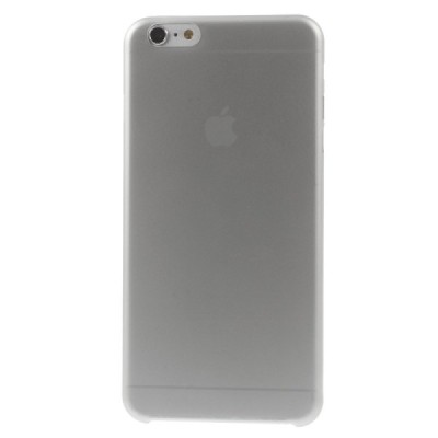 Ploniausias pasaulyje plastikinis skaidrus Apple iPhone 6 (6s) pilkas dėklas - nugarėlė / Priedai.lt