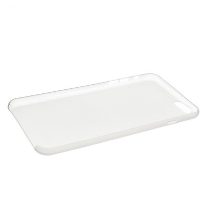 Ploniausias pasaulyje plastikinis skaidrus Apple iPhone 6 (6s) pilkas dėklas - nugarėlė / Priedai.lt