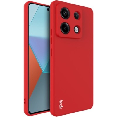 Xiaomi Redmi Note 13 Pro 5G (Poco X6 5G) „Imak“ hard silicone TPU black case - red | Priedai.lt