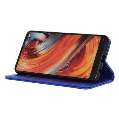 Sony Xperia 10 VI Binfen Solid Flip Book Case - Blue | Priedai.lt