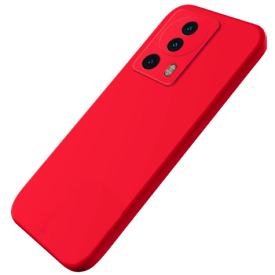 13 Lite Shell hard liquid silicone (TPU) red case - cover | Priedai.lt