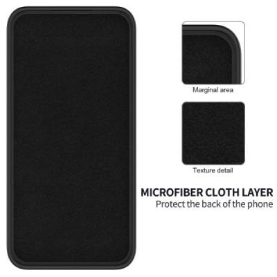Xiaomi 14 Shell hard liquid silicone (TPU) black case - cover | Priedai.lt
