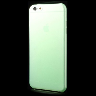 Ploniausias pasaulyje plastikinis skaidrus Apple iPhone 6 Plus (6s Plus) žalias dėklas - nugarėlė / Priedai.lt