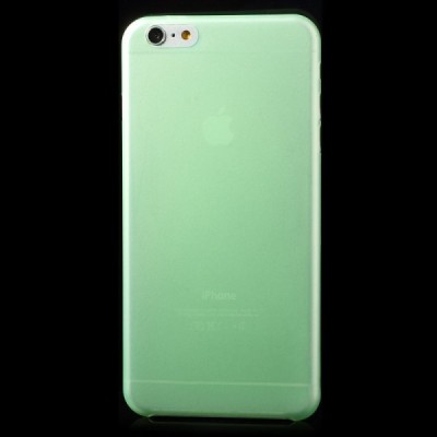 Ploniausias pasaulyje plastikinis skaidrus Apple iPhone 6 Plus (6s Plus) žalias dėklas - nugarėlė / Priedai.lt