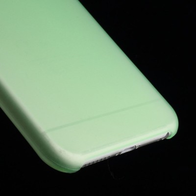 Ploniausias pasaulyje plastikinis skaidrus Apple iPhone 6 Plus (6s Plus) žalias dėklas - nugarėlė / Priedai.lt