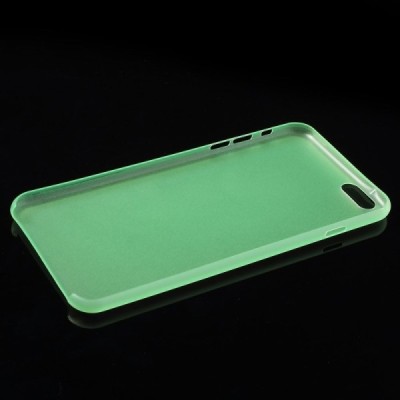 Ploniausias pasaulyje plastikinis skaidrus Apple iPhone 6 Plus (6s Plus) žalias dėklas - nugarėlė / Priedai.lt