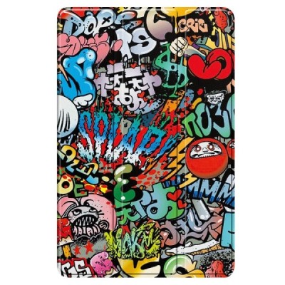 Lenovo Tab M11 (TB330FU) flip Street Art color case - booklet | Priedai.lt