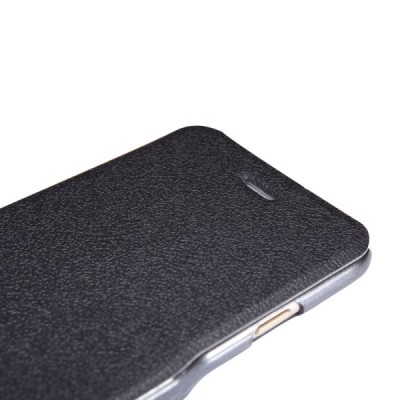 Nillkin Fresh Apple iPhone 6 Plus (6s Plus) atverčiamas juodas odinis dėklas - knygutė / Priedai.lt