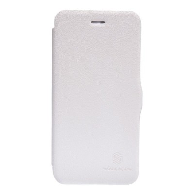 Nillkin Fresh Apple iPhone 6 Plus (6s Plus) atverčiamas baltas odinis dėklas - knygutė / Priedai.lt