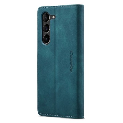 Samsung Galaxy S24+ (SM-S926) CaseMe Retro Solid Flip Case Book - Green | Priedai.lt