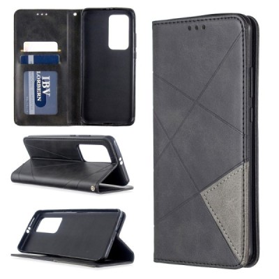 Xiaomi 13 Lite „Split“ black leather flip case - booklet | Priedai.lt