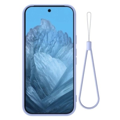 Google Pixel 9 Pro XL Shell hard liquid silicone (TPU) case purple - cover | Priedai.lt