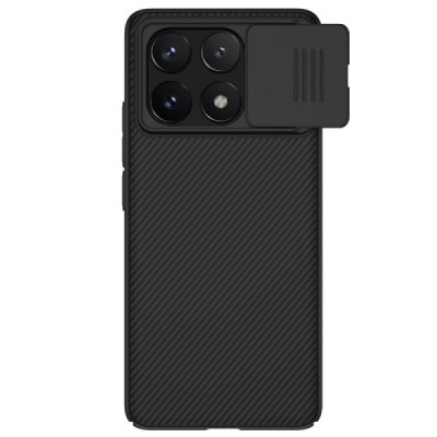 Xiaomi Poco X6 Pro 5G (Redmi K70E) „Nillkin“ CamShield black case, back with camera protection | Priedai.lt