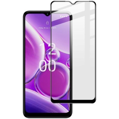 Nokia G42 (G22) „Imak“ Tempered Glass reinforced protection black full coverage protective screen glass 0.2 mm | Priedai.lt