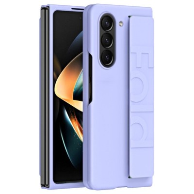 Samsung Galaxy Fold6 5G (SM-F956B) Foldable purple plastic case - back | Priedai.lt
