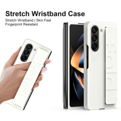 Samsung Galaxy Fold6 5G (SM-F956B) Foldable sand color plastic case - back | Priedai.lt