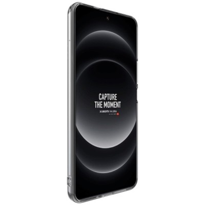 Xiaomi 14 Ultra „Imak“ hard silicone TPU transparent case - back | Priedai.lt